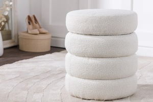TABURET CU SPATIU DEPOZITARE, VOQUE 50CM, MATERIAL BOUCLE, ARTIM GROUP SELECTION - Img 11