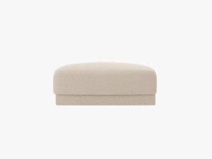 TABURET MILEY, BEJ, CU TAPITERIE DIN TEXTIL BOUCLE BALOO, MICADONI
