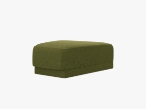 TABURET MILEY, VERDE MASLINIU INCHIS, CU TAPITERIE DIN TEXTIL BOUCLE BALOO, MICADONI - Img 2