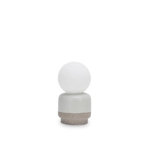 VEIOZA CREAM TL1 D19, ALB, DIN CERAMICA, STIL MODERN