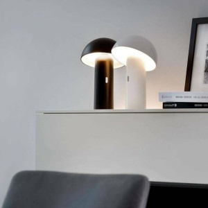VEIOZA CU LED, ENOKI, NEAGRA, DIN PLASTIC, STIL MODERN, B2 - Img 3