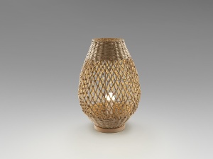 VEIOZA YAIZA, 55 CM, NATURAL, DIN METAL SI LEMN, STIL MODERN