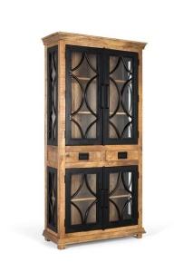 VITRINA 200CM, 1592, DIN LEMN DE MANGO, STICLA SI METAL, ARTIM GROUP SELECTION - Img 2