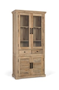 VITRINA LIVING 180CM, 2297, LEMN DE MANGO, GINER Y COLOMER, STIL MODERN