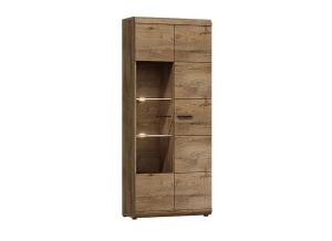 VITRINA LIVING CU LED LENA 80 - DESIGN MODERN