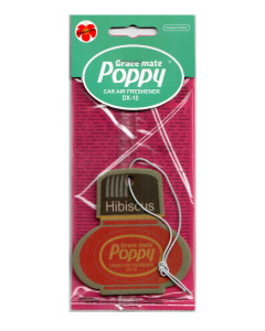 Poppy Grace Mate Classic Cardboard Car Airfreshener HIBISCUS