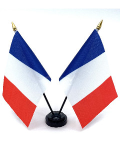SET 2 BANDEIRAS FRANÇA