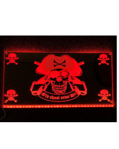 Sinal LED 60x30 RGB OLD SKOOL PIRATE