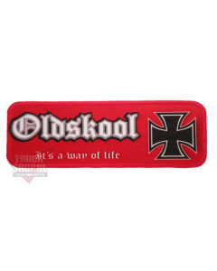 Dashboardmat Old Skool Cross red