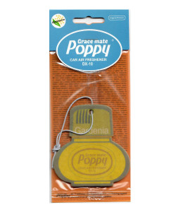 Poppy Grace Mate Classic Cardboard Car Airfreshener GARDENIA