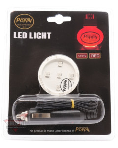 Poppy Grace Mate LED Light RED 12/24v