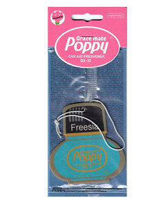 Poppy Grace Mate Classic Cardboard Car Airfreshener FREESIA