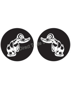 STICKER ANGRY DUCK