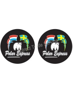 STICKER POLAR EXPRESS FLAGS