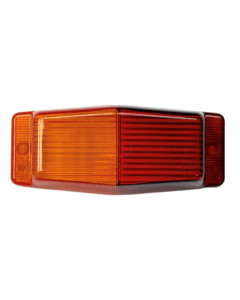TAMPA DOUBLE BOURNER LARANJA/ VERMELHO