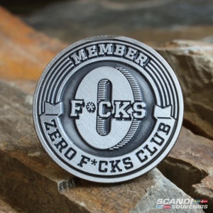ZERO FUCKS CLUB PIN