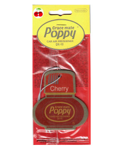 Poppy Grace Mate Classic Cardboard Car Airfreshener CHERRY
