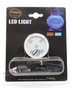 Poppy Grace Mate LED light BLUE 12/24V