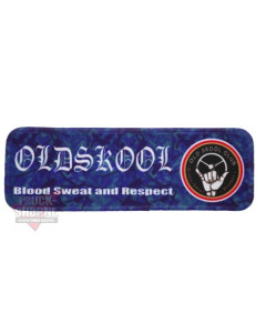 Dashboardmat Old Skool Pluche Blue