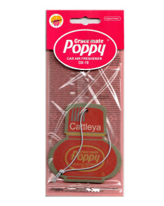 Poppy Grace Mate Classic Cardboard Car Airfreshener CATTLEYA
