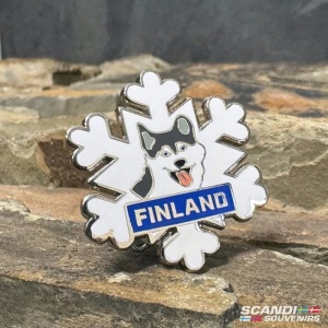 HUSKY FINLAND PIN