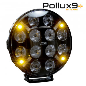 LEDSON - POLLUX 9 + STROBE COM LUZ POSIÇAO BRANCO/LARANJA SPOT BEAM