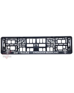 PLACA MATRICULA DAF