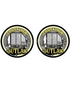 STICKER CONTAINER GREY/YELLOW