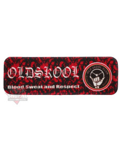 Dashboardmat Old skool club pluche RED