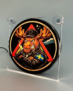 LIGHTBOX 17*17 ANGRY MOOSE