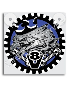 LIGHTBOX EAGLE KING OF THE ROAD BLUE