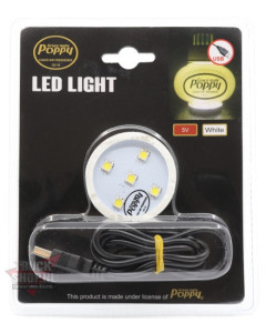 Poppy Grace Mate LED light BRANCO USB 5 VOLT