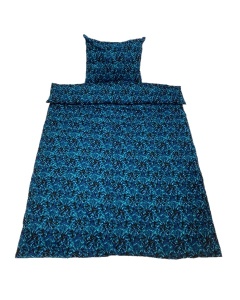 COBERTURA CAMA 1 PESSOA 140*200 DANISH PLUCHE blue