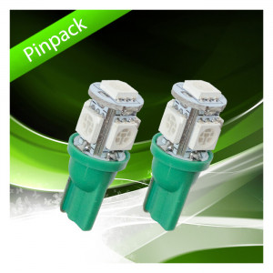 LED VERDE 5*SMD W5W