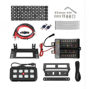 LEDSON COMMANDER GEN2 - PAINEL DE INTERRUPTOR DE RELÉ - 8 SAÍDAS - BLUETOOTH / CONTROLE DE APP / RGB - Img 3