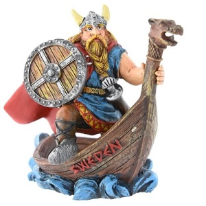 VIKING SHIP SWEDEN 10CM