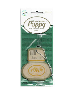 Poppy Grace Mate Classic Cardboard Car Airfreshener JASMIN