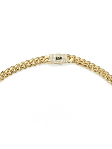 COLIER MONACO 6mm PLACAT CU AUR 18K - Img 2