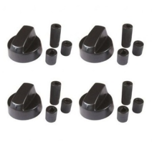 Set butoane aragaz, culoare negru din plastic de calitate superioara