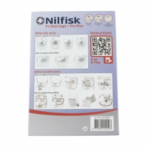 Saci aspirator Nilfisk Originali 107412688, 4 bucati - Img 2