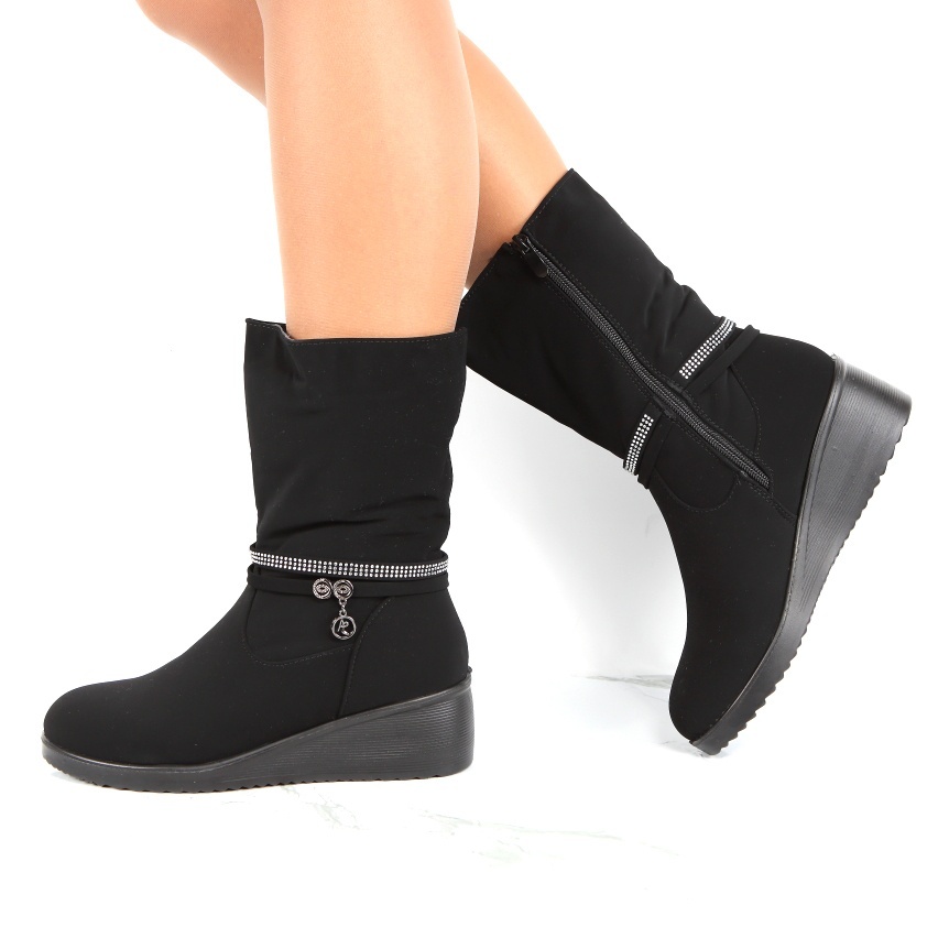 Ghete negre imblanite Nolis - 2 | YEO