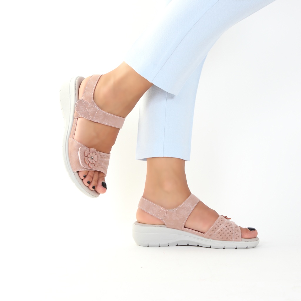 Sandale roz usoare Rysa - 2 | YEO