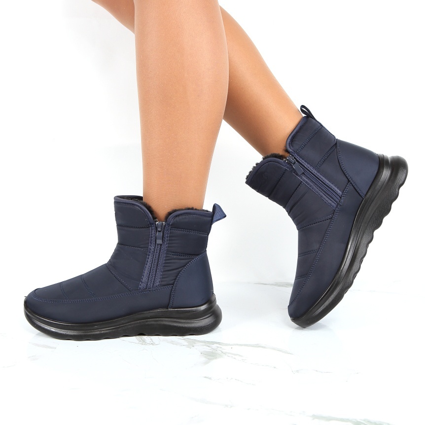 Ghete bleumarin imblanite Fayra - 2 | YEO