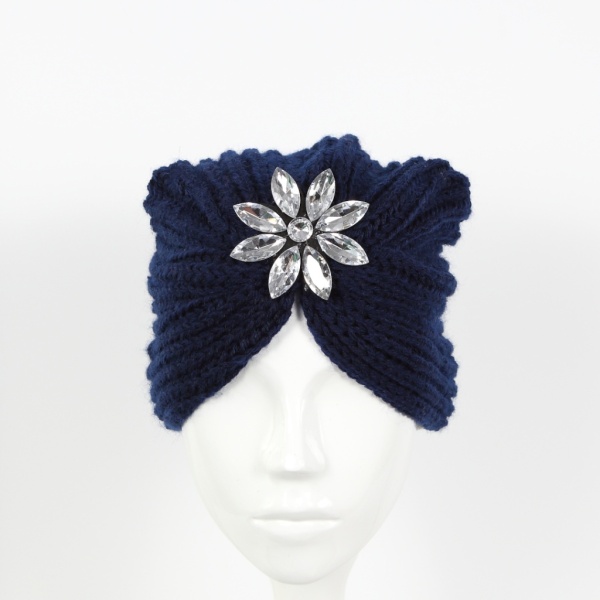 Turban bleumarin Hatice - Img 1