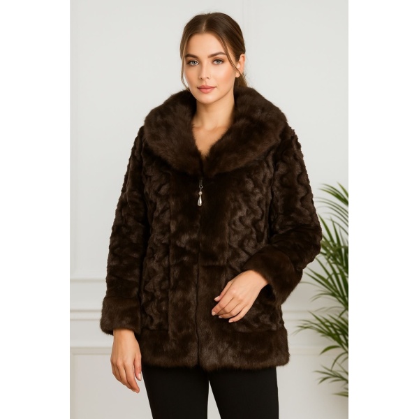 Haina din blana ecologica Verolina - Img 1