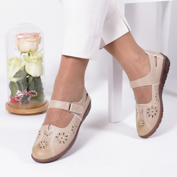 PANTOFI RAZINA BEIGE