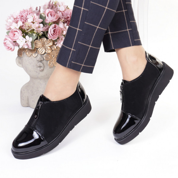 Pantofi usori Rosita negru - Img 1