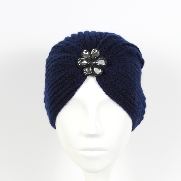 Turban bleumarin Lien