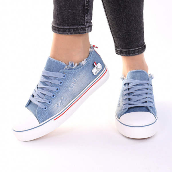 Espadrile jeans blue Tosca