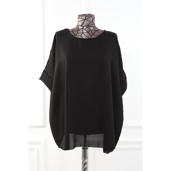 Bluza neagra simpla Liane